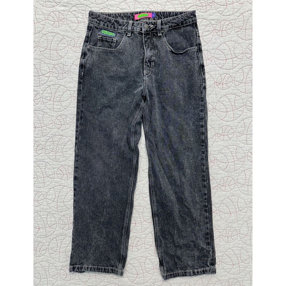 Empyre Jeans Black Acid Wash Skate Streetwear / Women's Size 8